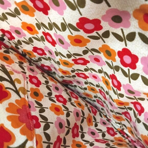 Vera Bradley Tech Case Tablet E Reader Folkloric Zippered Pink Orange - Picture 7 of 9